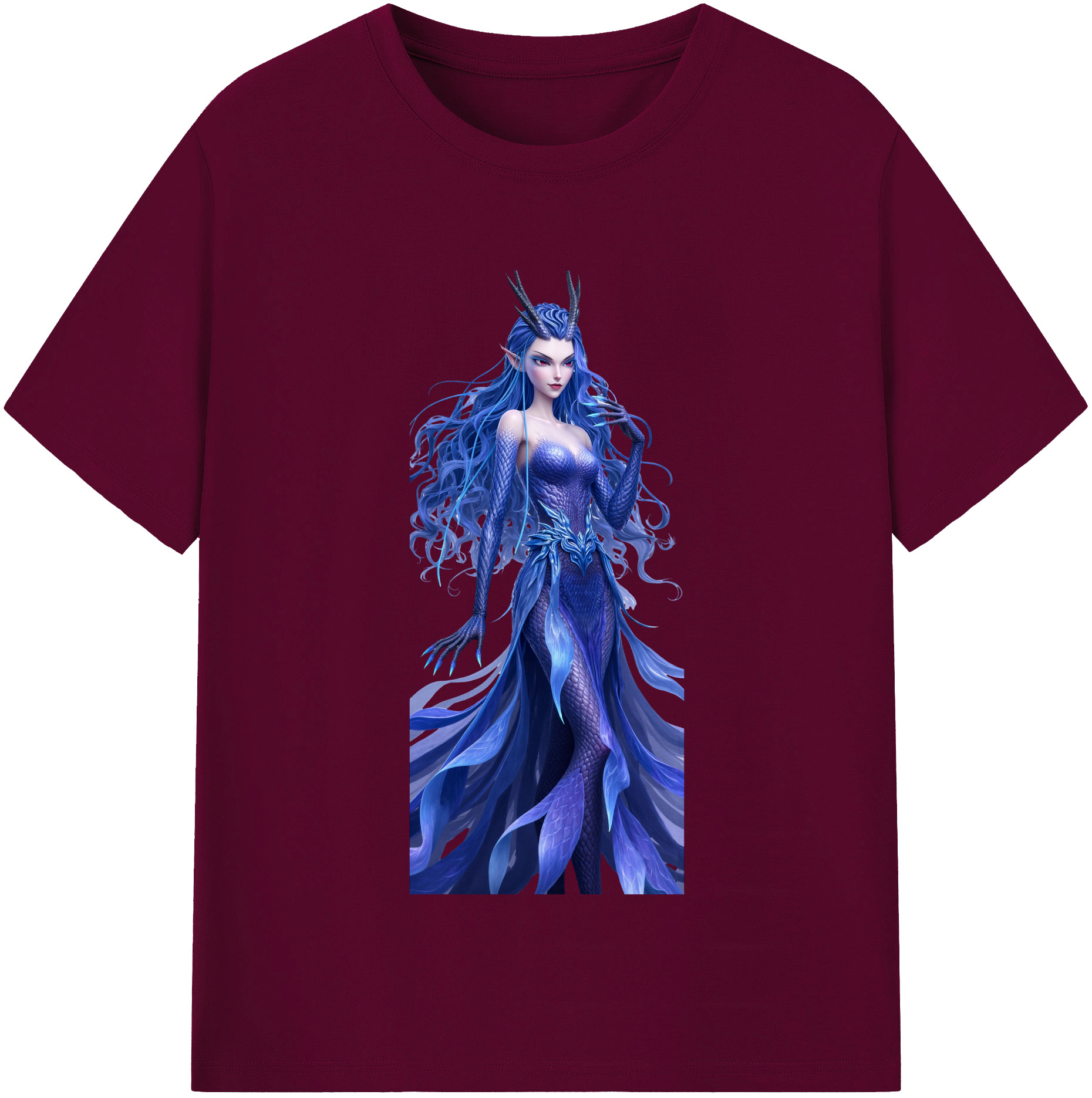 （画像用） Ne Zha 2 ナタ 魔童の大暴れ レディースカジュアルプリントTシャツ（綿100％）